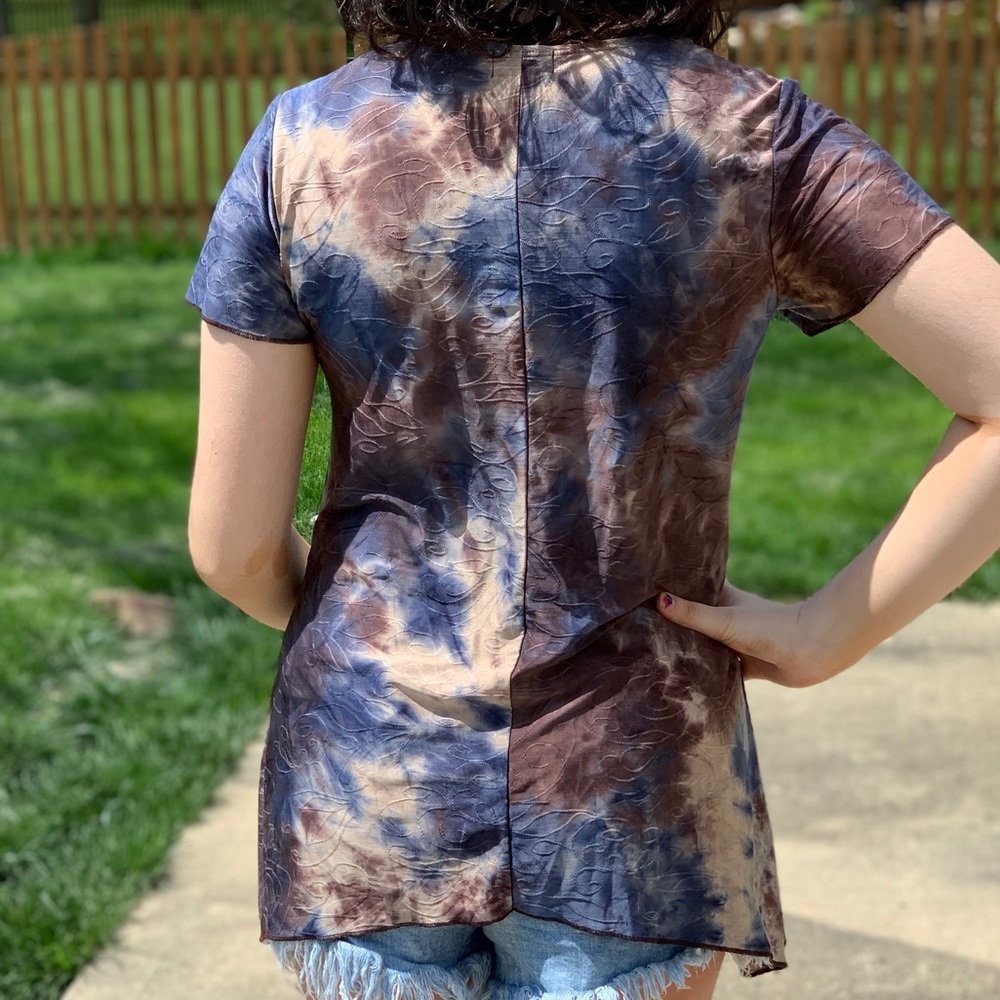 Sienna Grace Tie Dye Short Sleeve Top